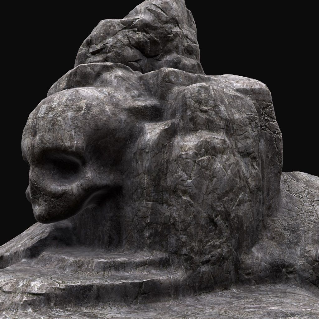 skull mountain 6 3D model_1