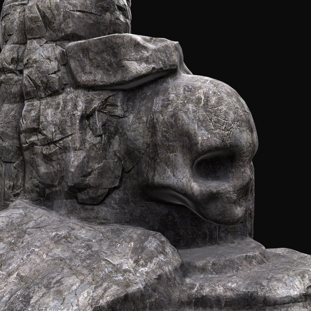 skull mountain 6 3D model_3