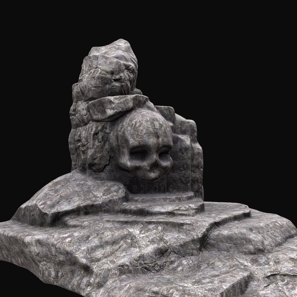skull mountain 6 3D model_4