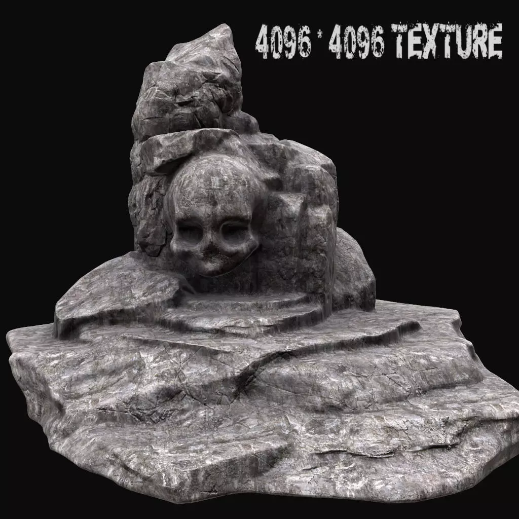 skull mountain 6 3D model_0