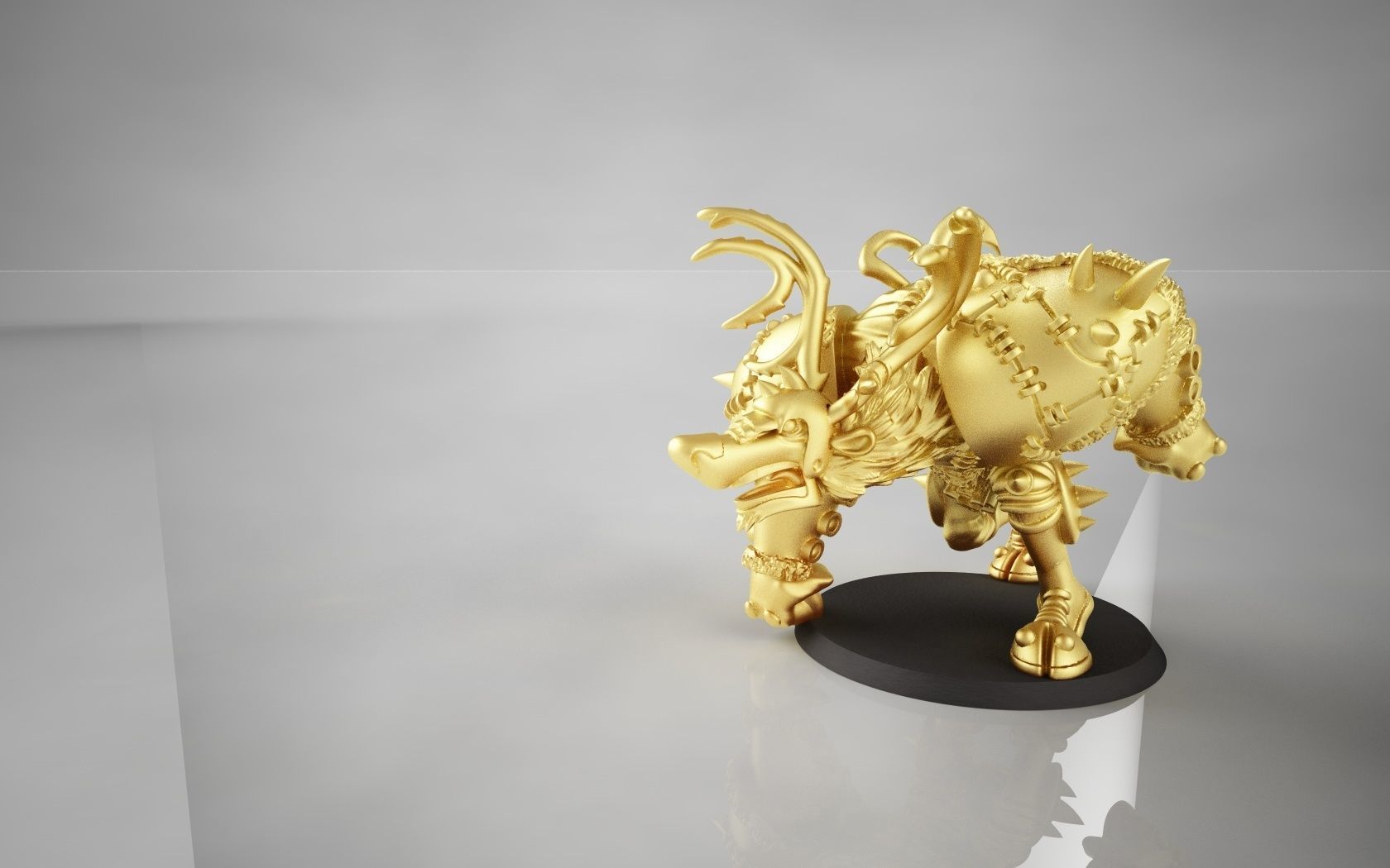 Rudenolf figurine 3D print model_2