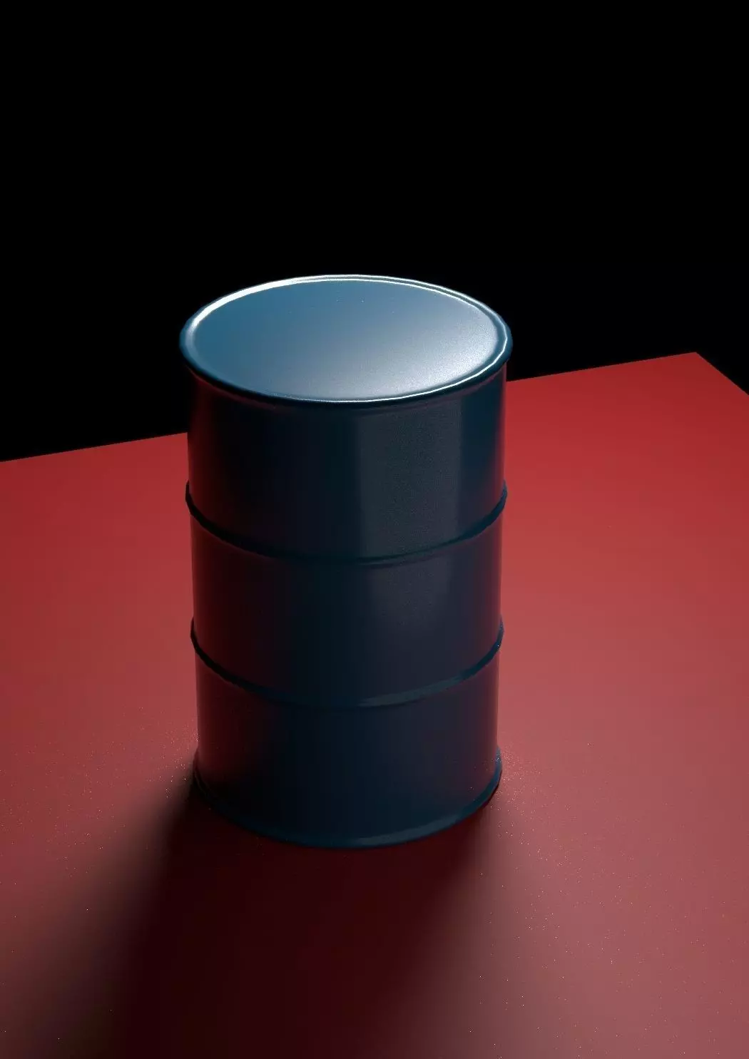 Barrel of oil Free low-poly 3D model