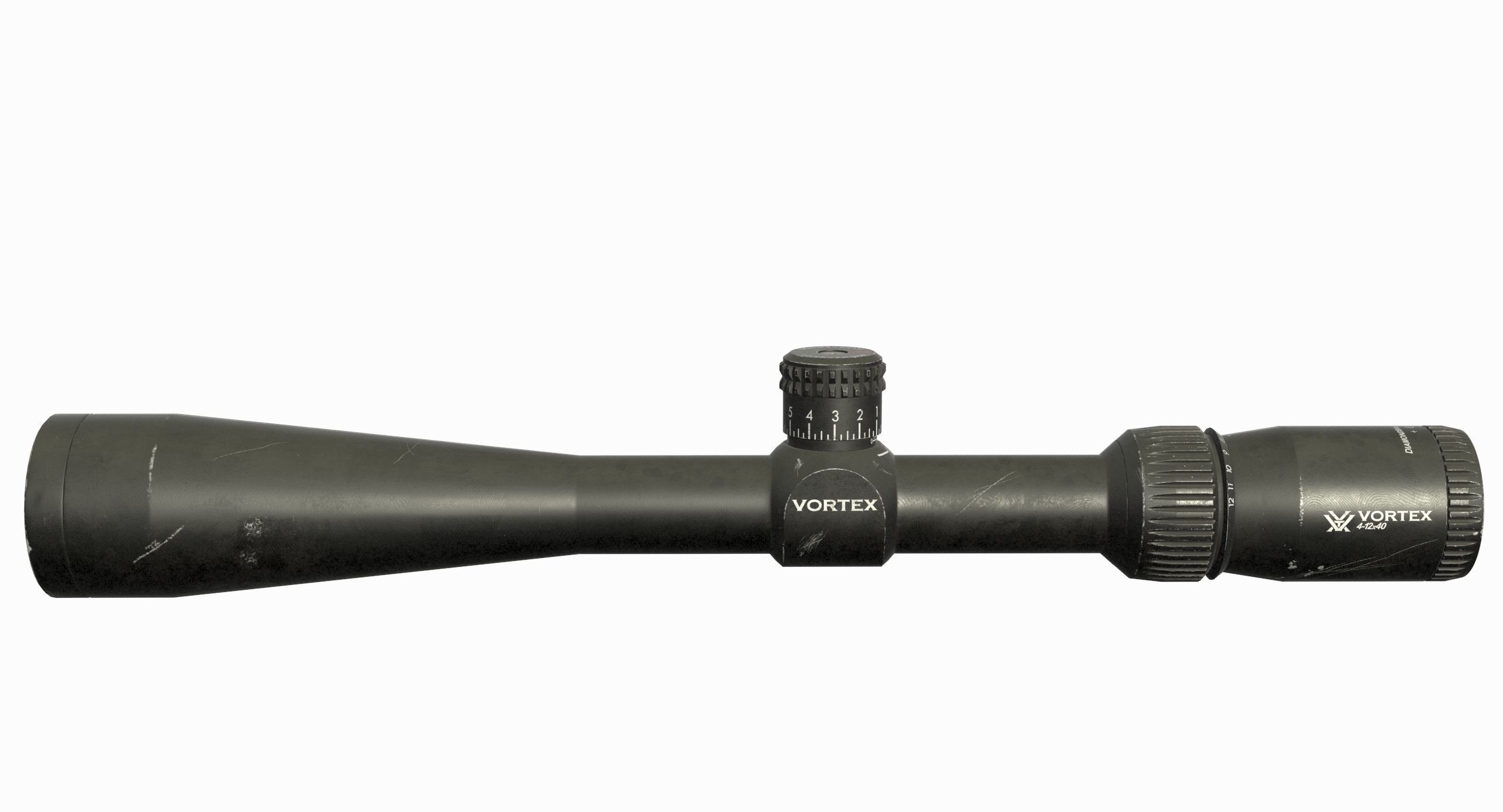 Vortex Optics Diamondback 4-12X40 Riflescope Low-poly 3D model_22