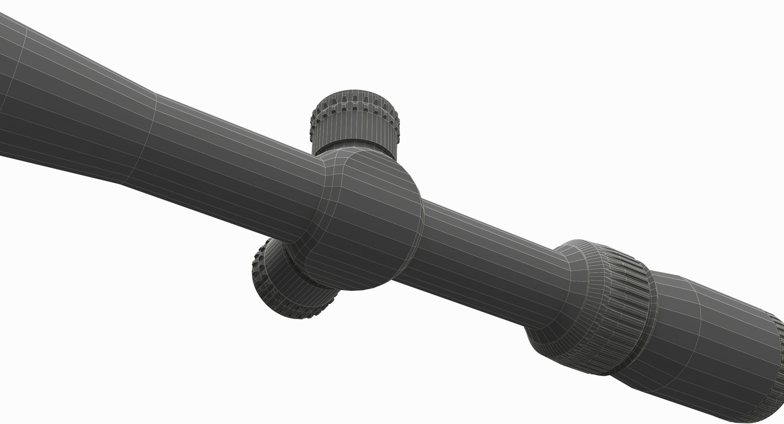 Vortex Optics Diamondback 4-12X40 Riflescope Low-poly 3D model_35