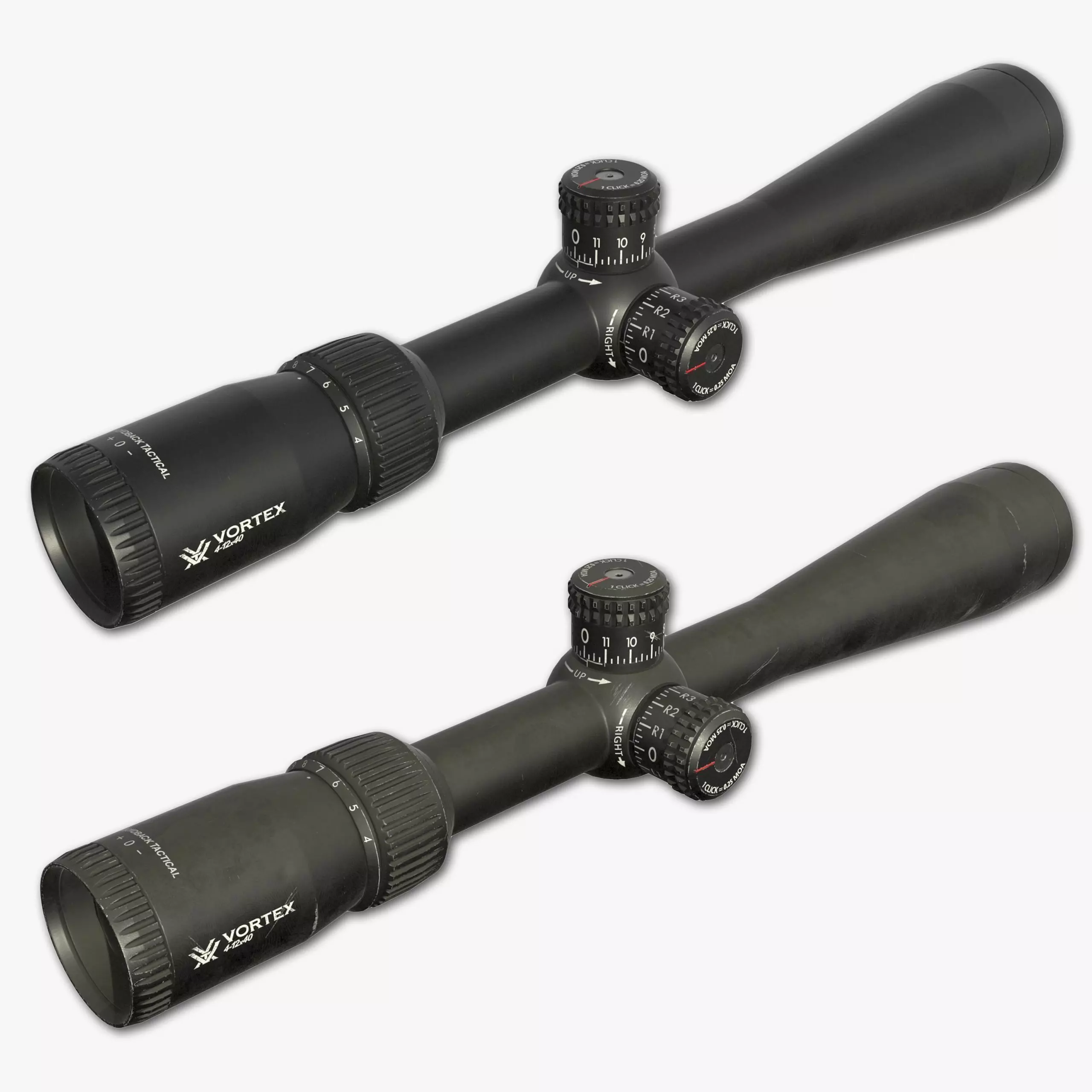 Vortex Optics Diamondback 4-12X40 Riflescope Low-poly 3D model_0