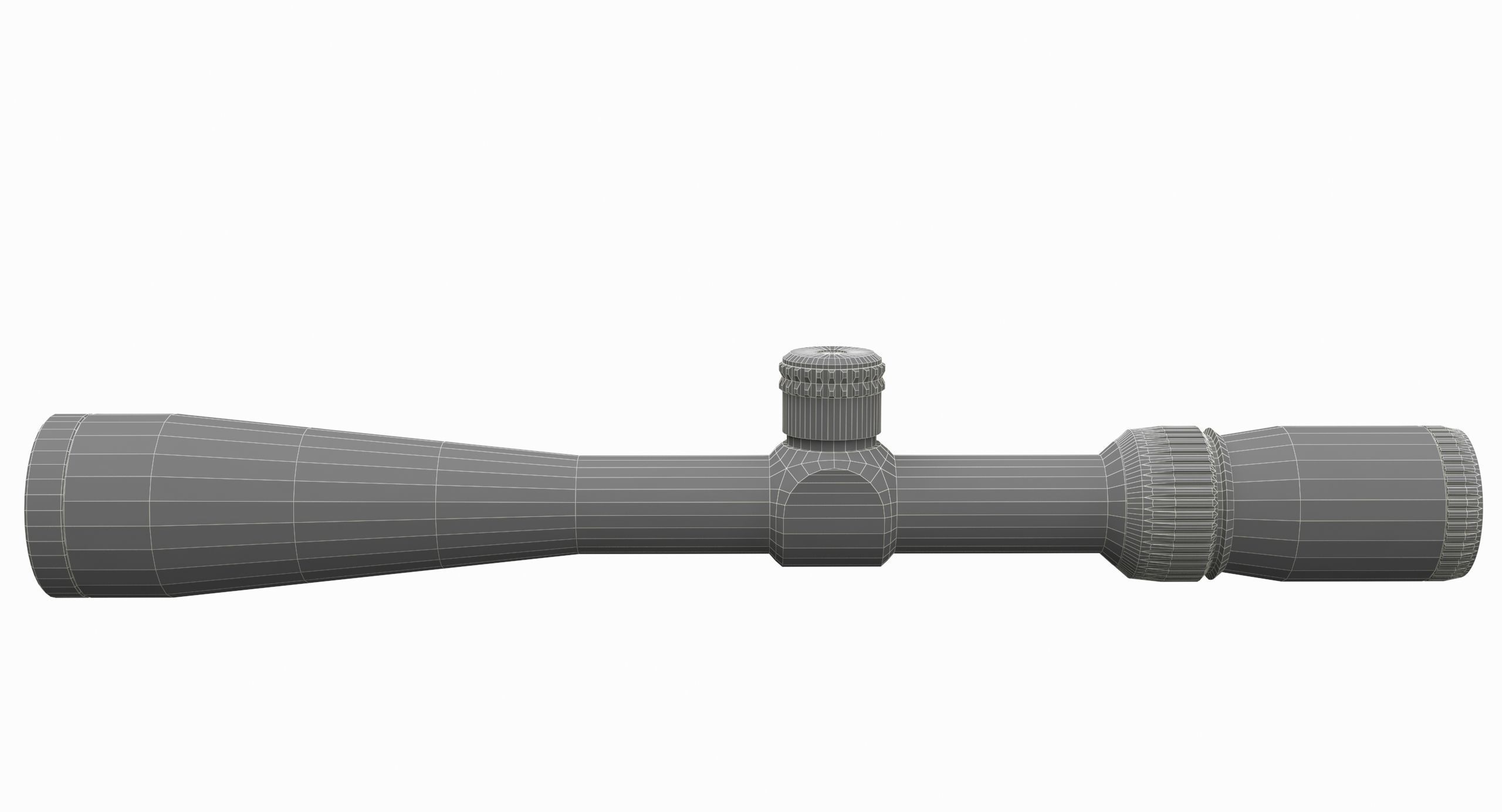 Vortex Optics Diamondback 4-12X40 Riflescope Low-poly 3D model_23