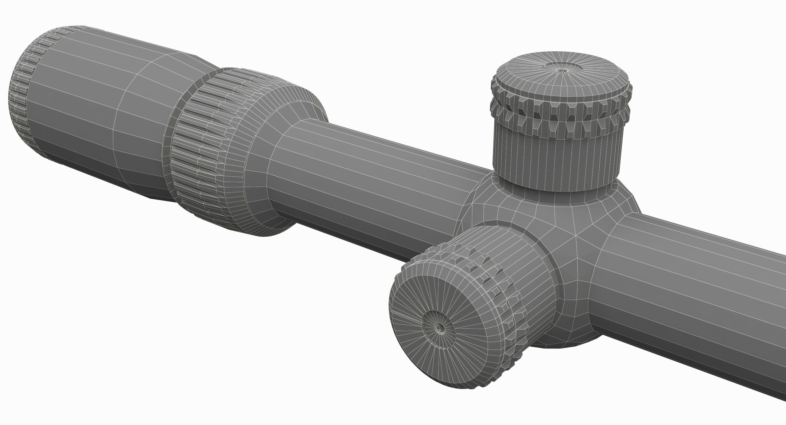 Vortex Optics Diamondback 4-12X40 Riflescope Low-poly 3D model_26