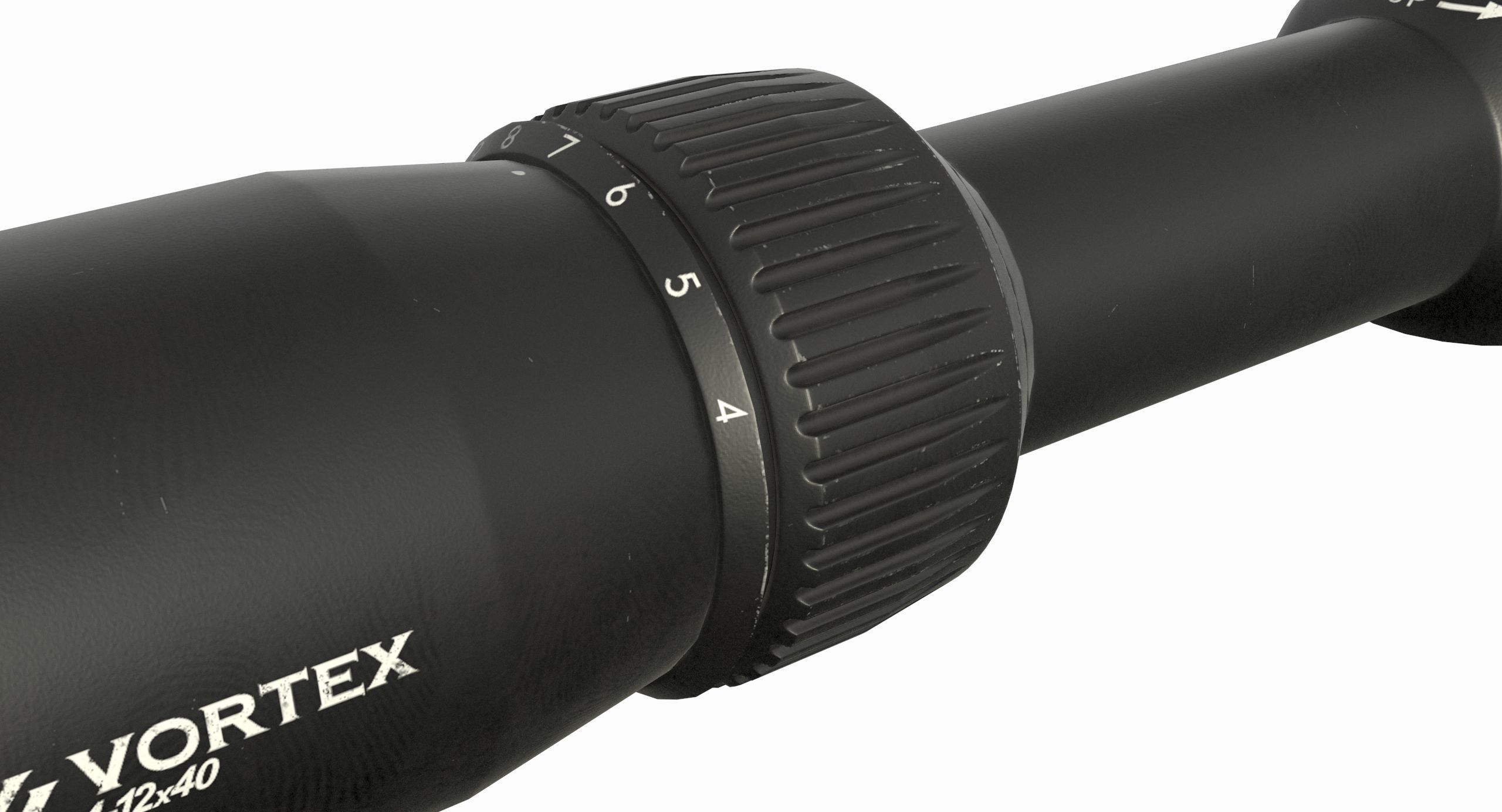 Vortex Optics Diamondback 4-12X40 Riflescope Low-poly 3D model_6