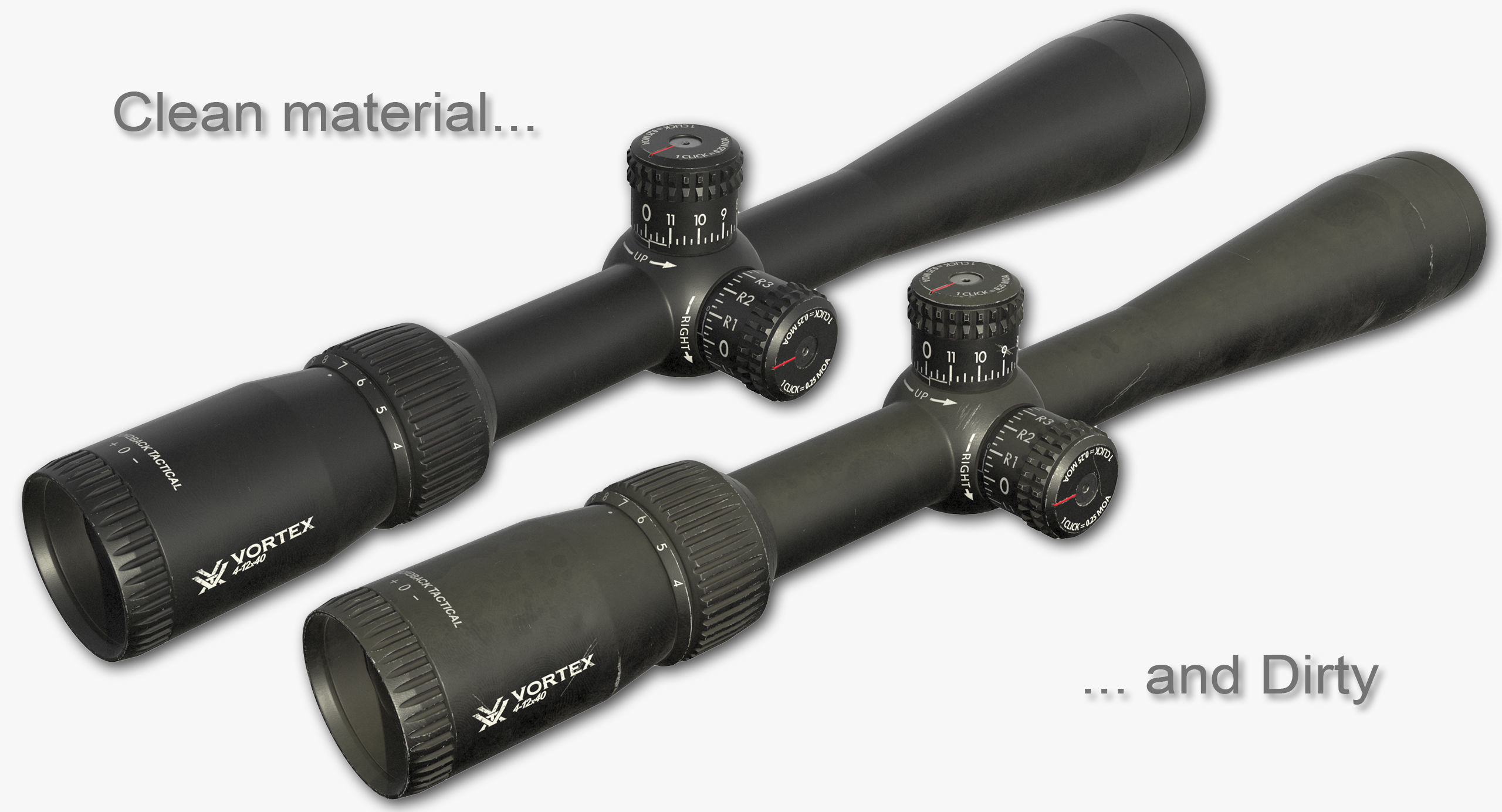Vortex Optics Diamondback 4-12X40 Riflescope Low-poly 3D model_2