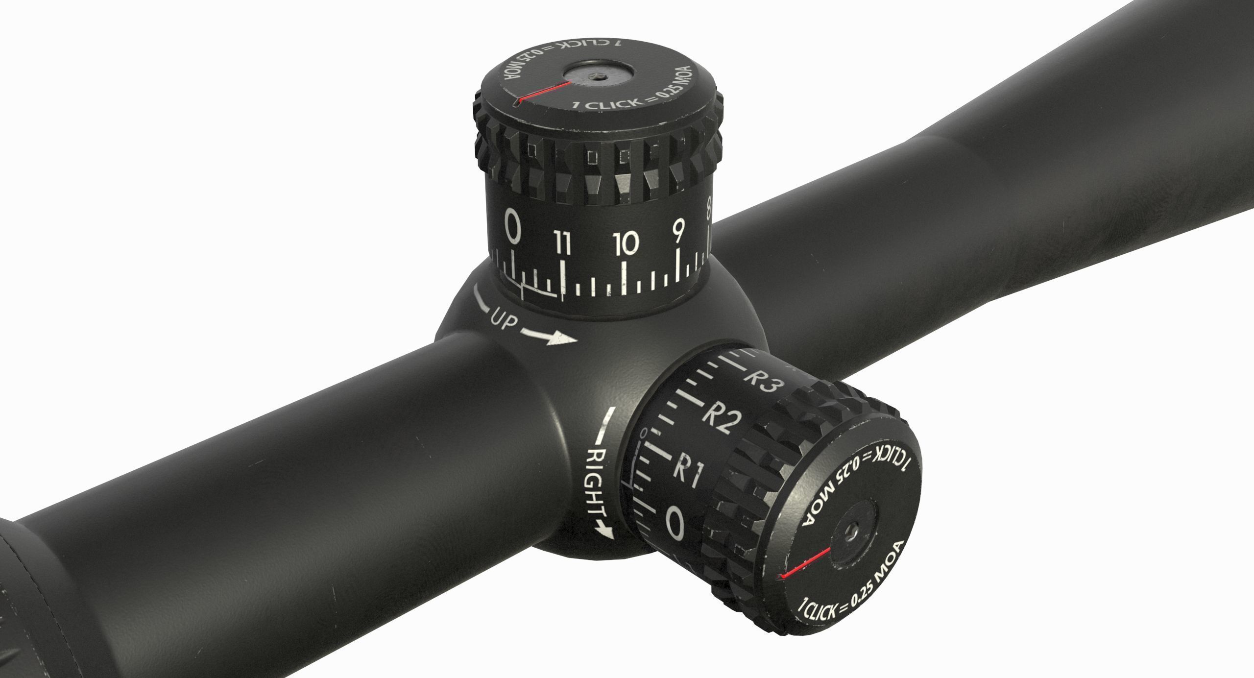 Vortex Optics Diamondback 4-12X40 Riflescope Low-poly 3D model_30