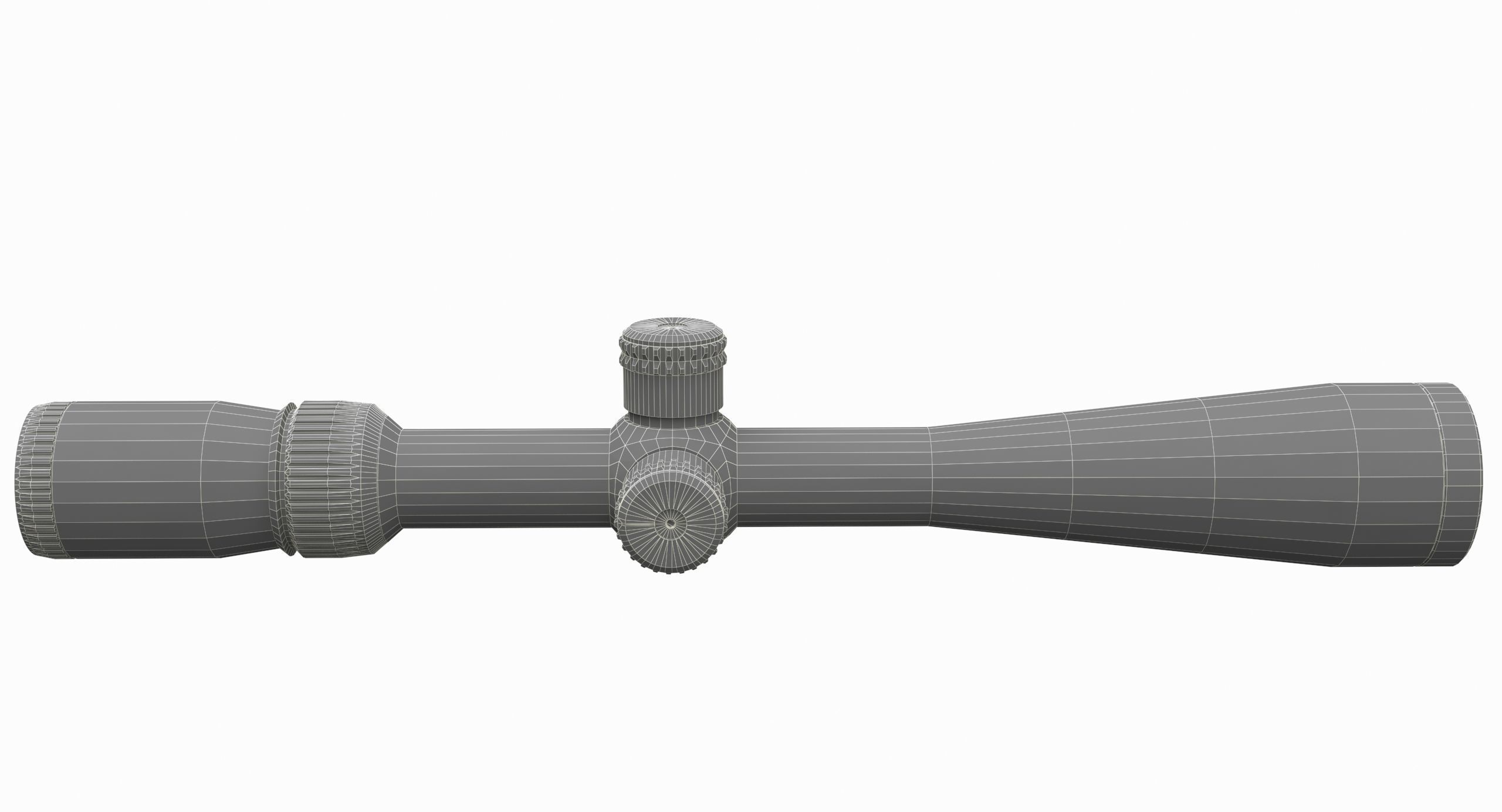 Vortex Optics Diamondback 4-12X40 Riflescope Low-poly 3D model_20