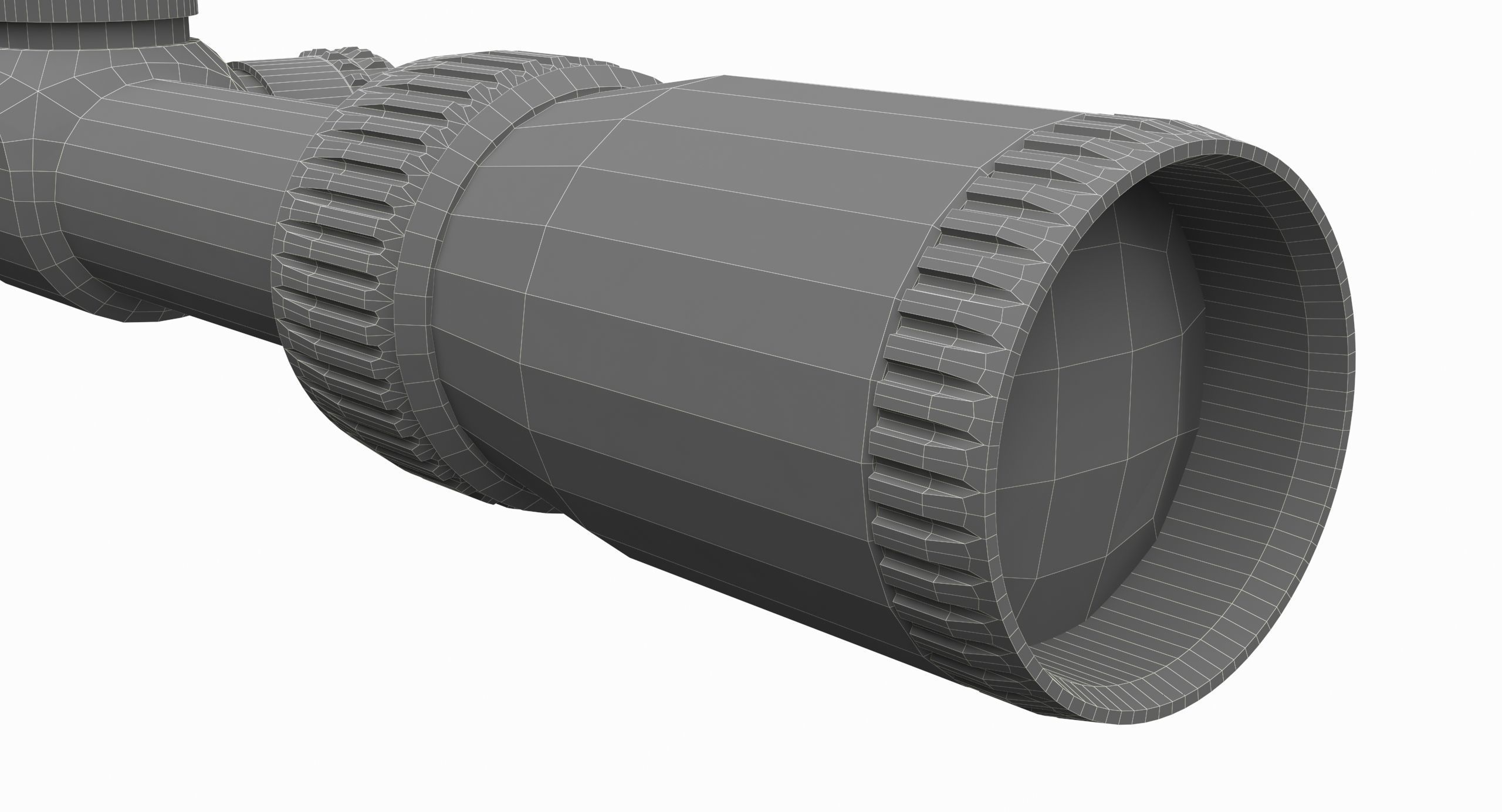 Vortex Optics Diamondback 4-12X40 Riflescope Low-poly 3D model_29