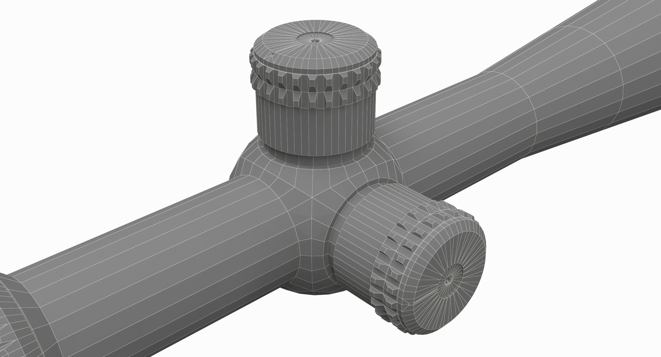 Vortex Optics Diamondback 4-12X40 Riflescope Low-poly 3D model_32