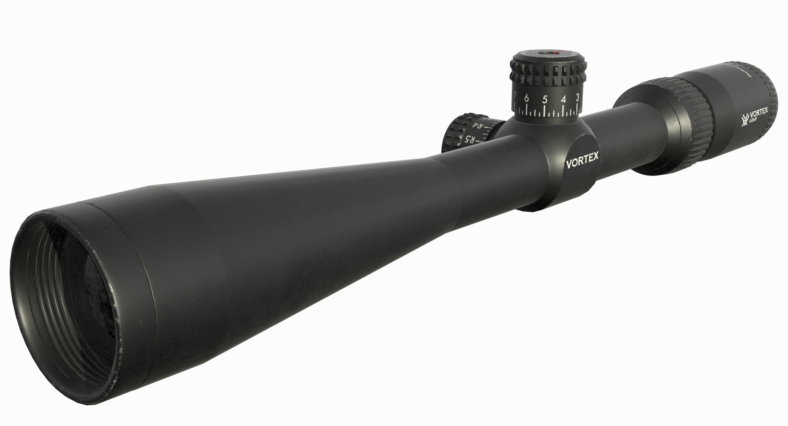 Vortex Optics Diamondback 4-12X40 Riflescope Low-poly 3D model_15