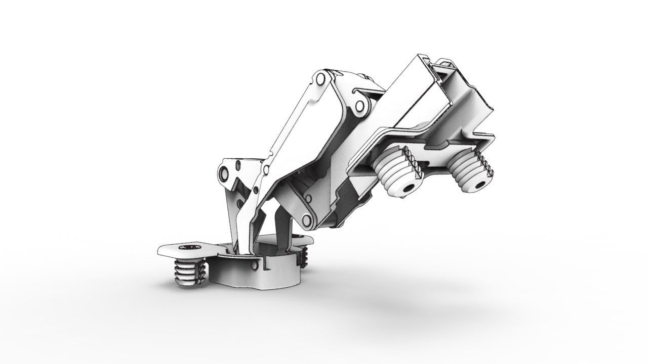 FGV Soft Close Hinge 3D model_4