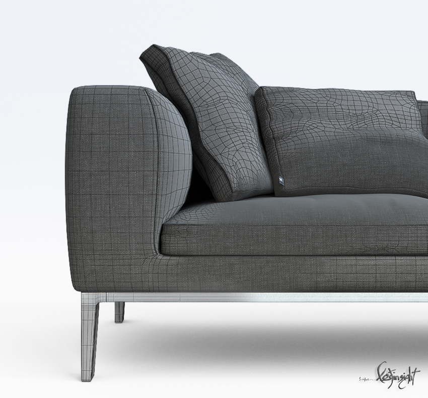 Michel sofa 3D model_1