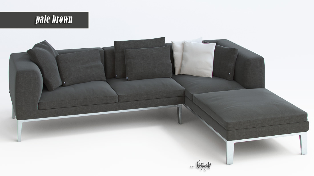 Michel sofa 3D model_2