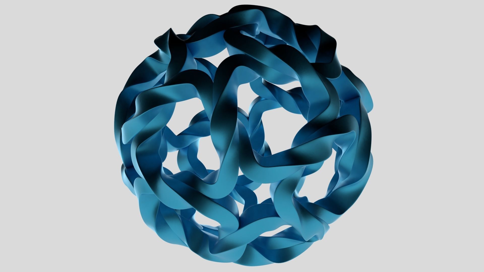 Twisted Starball 3D print model_7