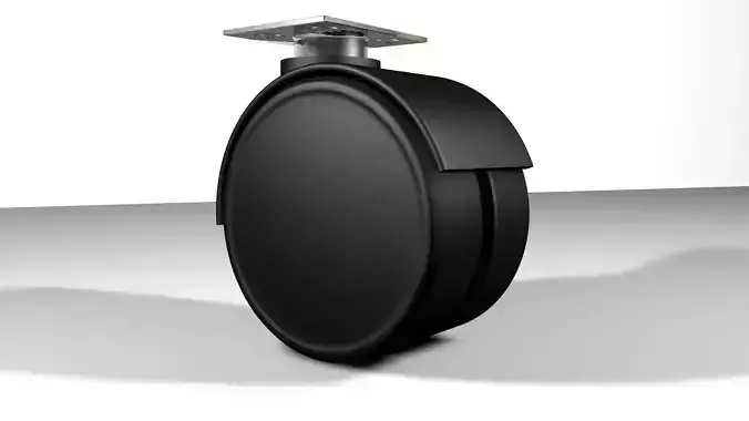 Leg-wheel castor wheel