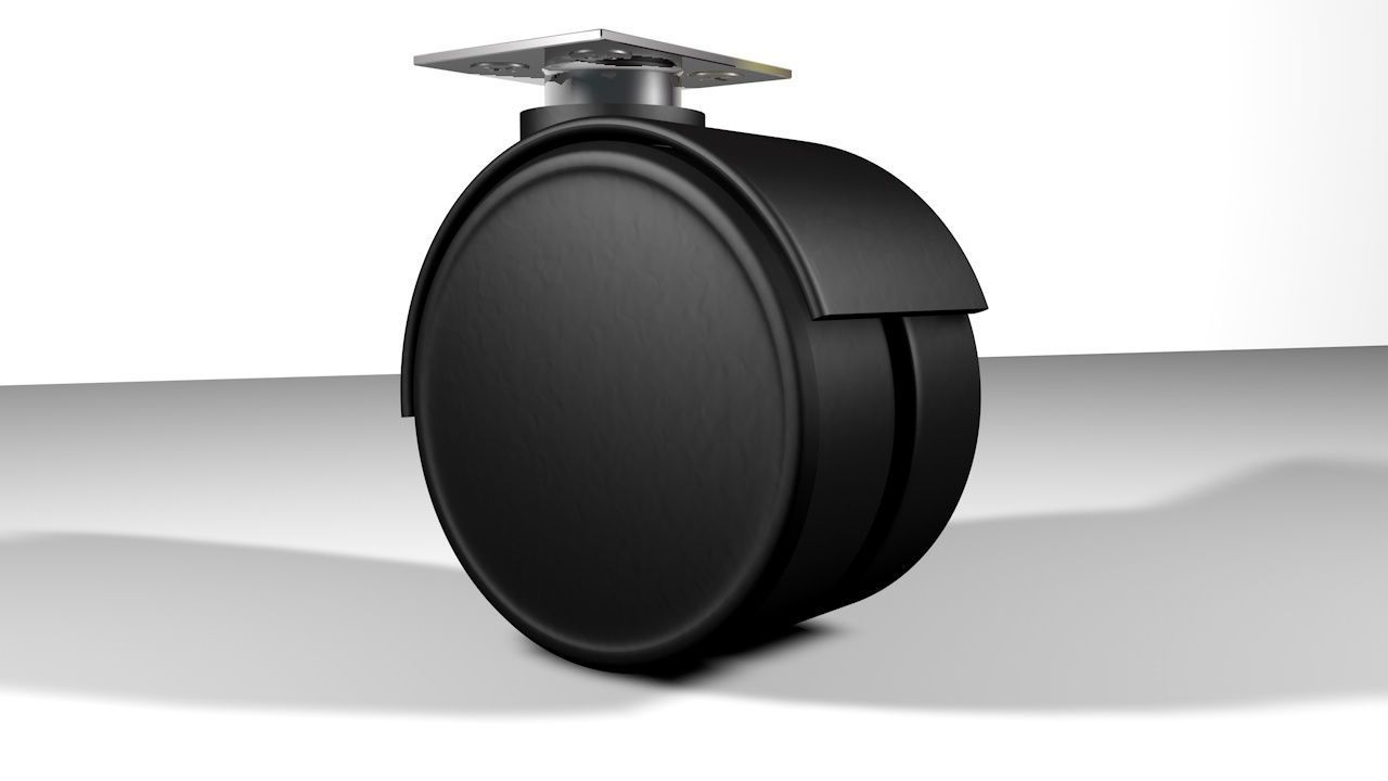 Legwheel castor wheel 3D model CGTrader