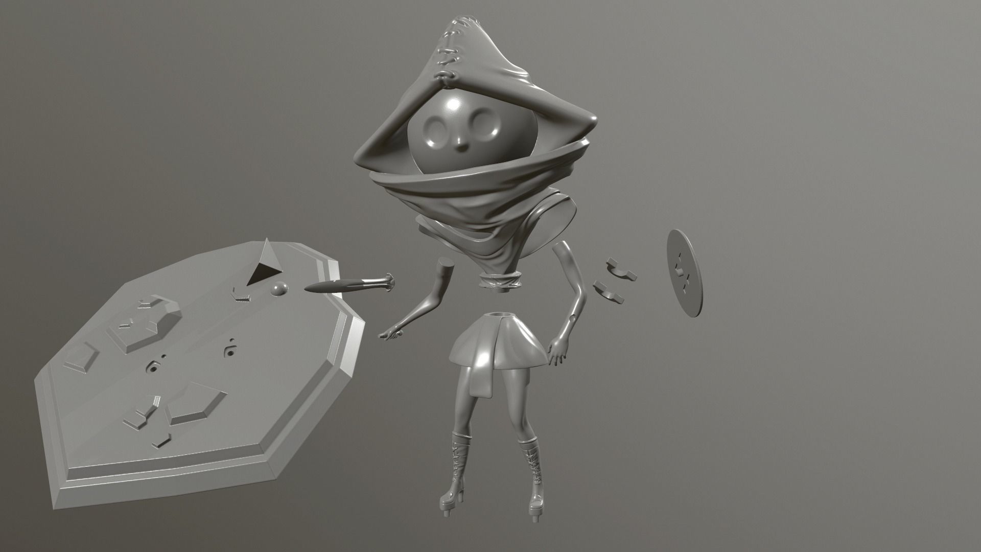 Warrior Free 3D print model_7