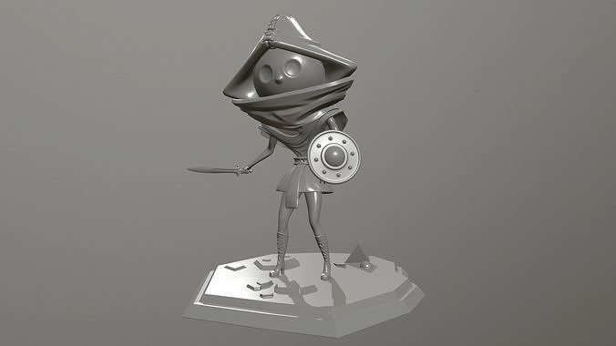 Warrior Free 3D print model