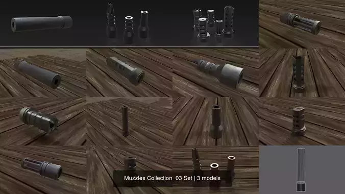 Muzzles Collection  03 Set