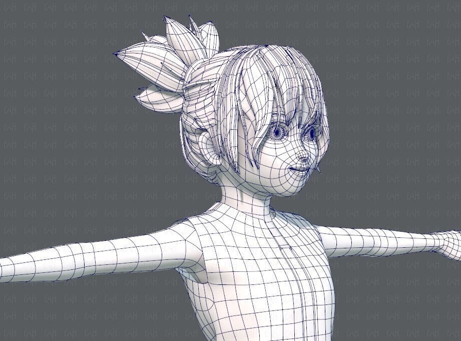 Base GirlV04 Clothing V01 3D model_28