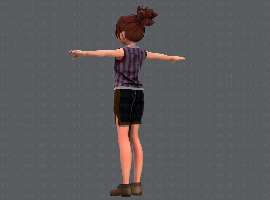 Base GirlV04 Clothing V01 3D model_8