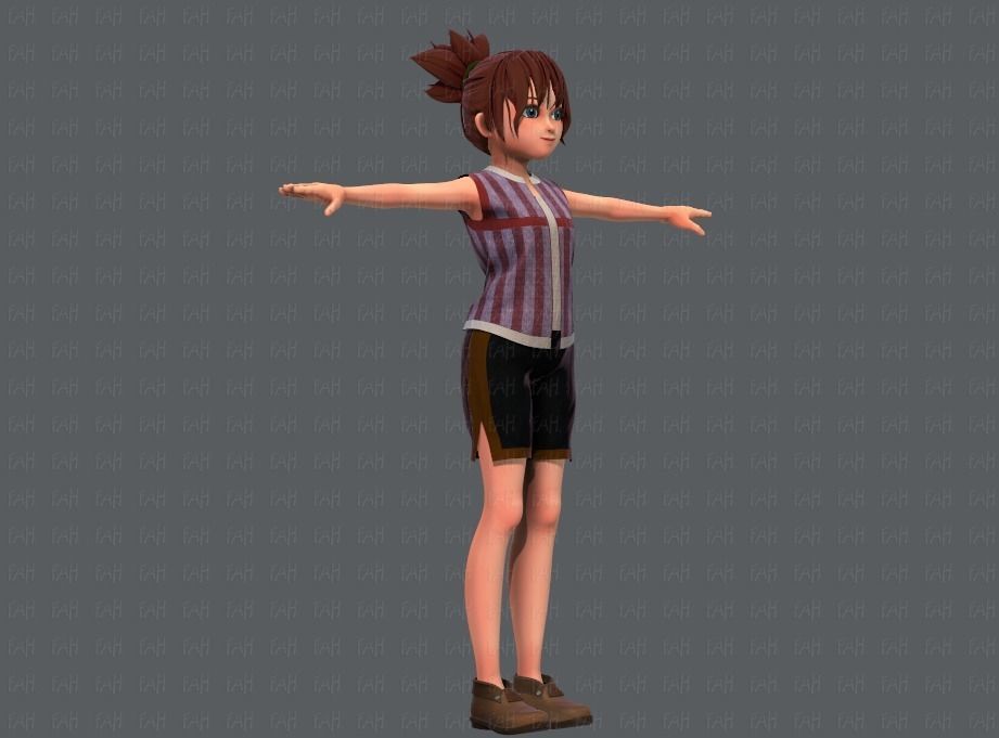 Base GirlV04 Clothing V01 3D model_4
