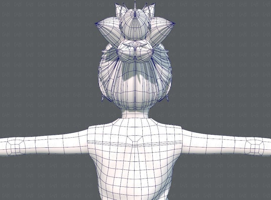 Base GirlV04 Clothing V01 3D model_31