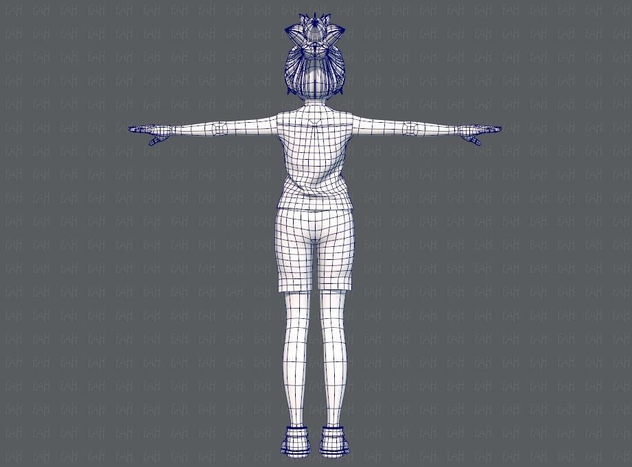 Base GirlV04 Clothing V01 3D model_15