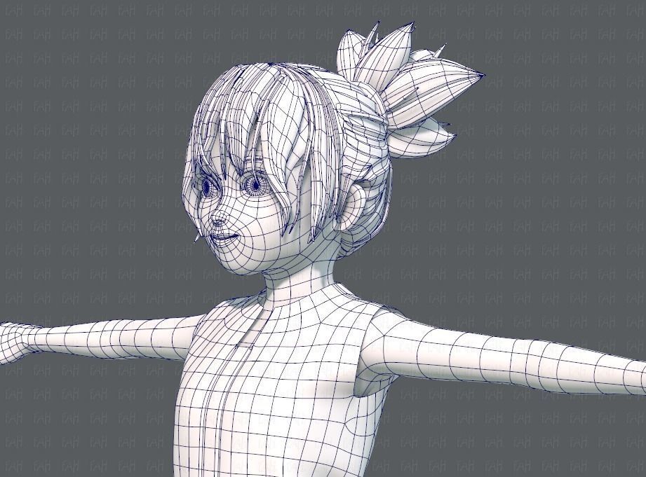 Base GirlV04 Clothing V01 3D model_34