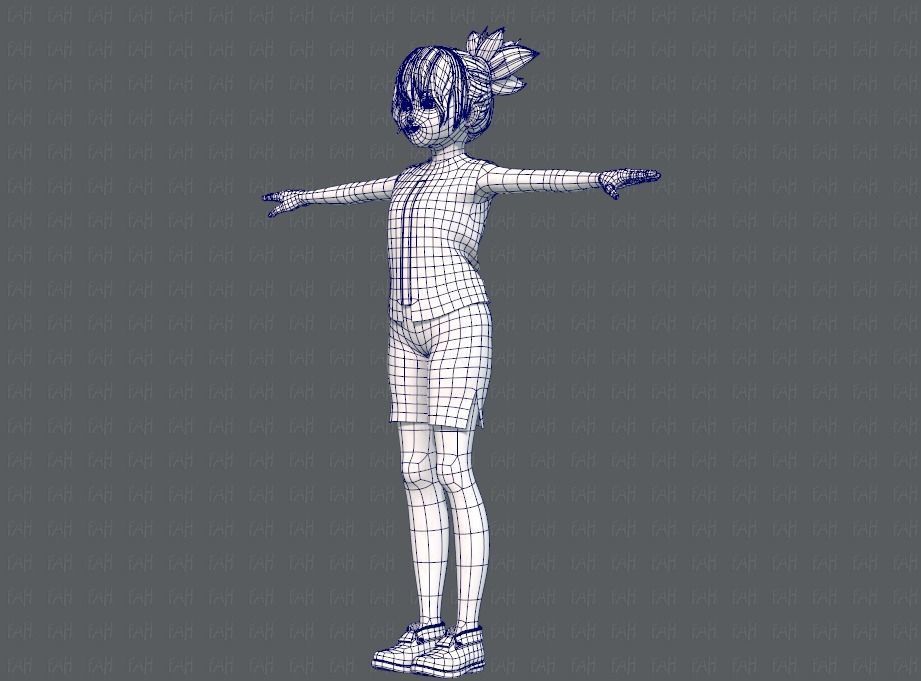 Base GirlV04 Clothing V01 3D model_18