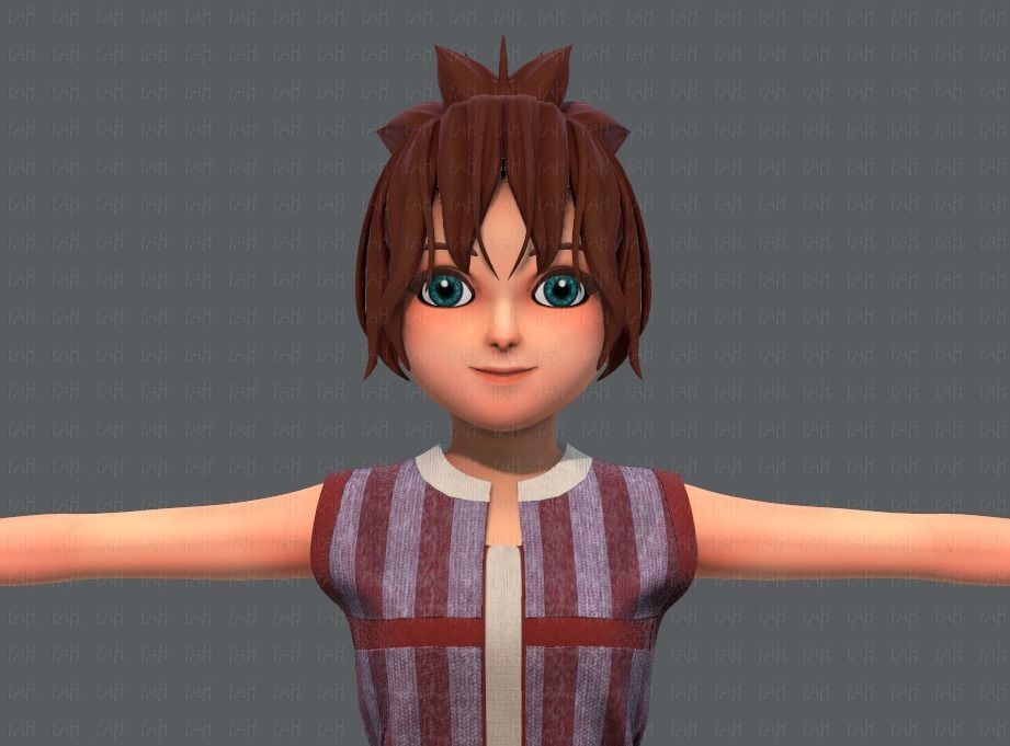 Base GirlV04 Clothing V01 3D model_19