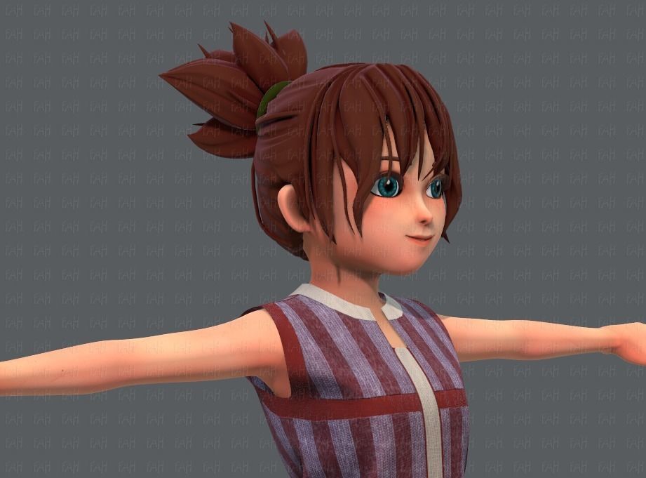 Base GirlV04 Clothing V01 3D model_20