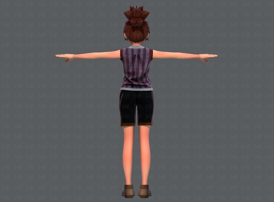 Base GirlV04 Clothing V01 3D model_7