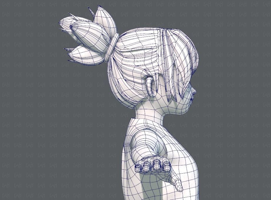 Base GirlV04 Clothing V01 3D model_29