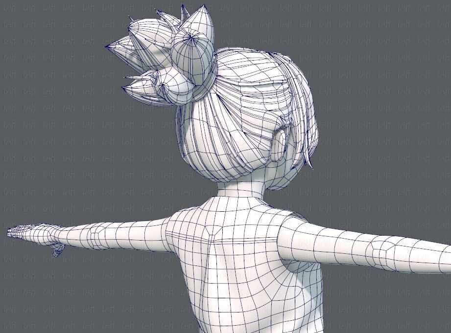 Base GirlV04 Clothing V01 3D model_30