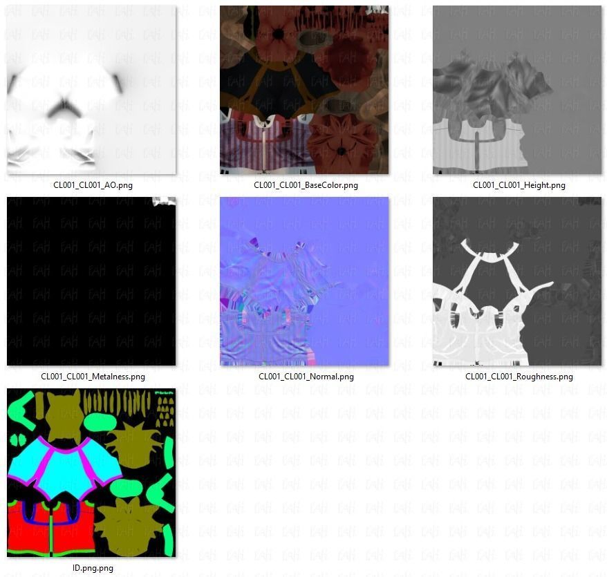 Base GirlV04 Clothing V01 3D model_50