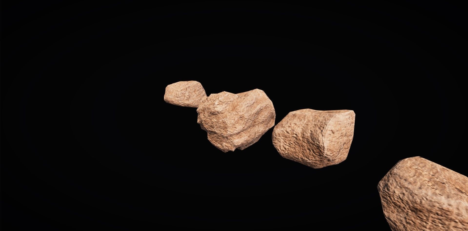 Realistic Rock Pack Volume 1 Low-poly 3D model_36