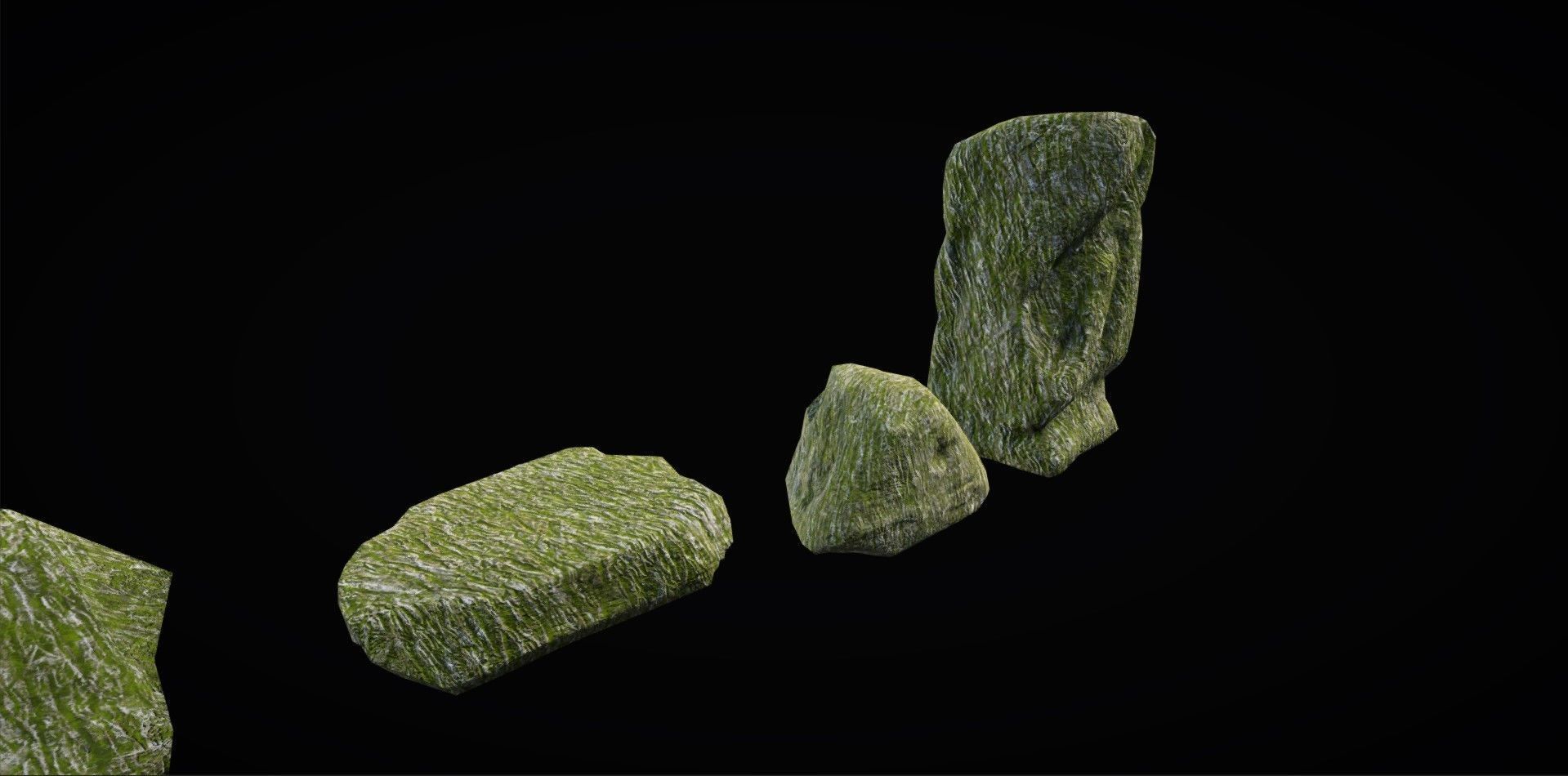 Realistic Rock Pack Volume 1 Low-poly 3D model_37