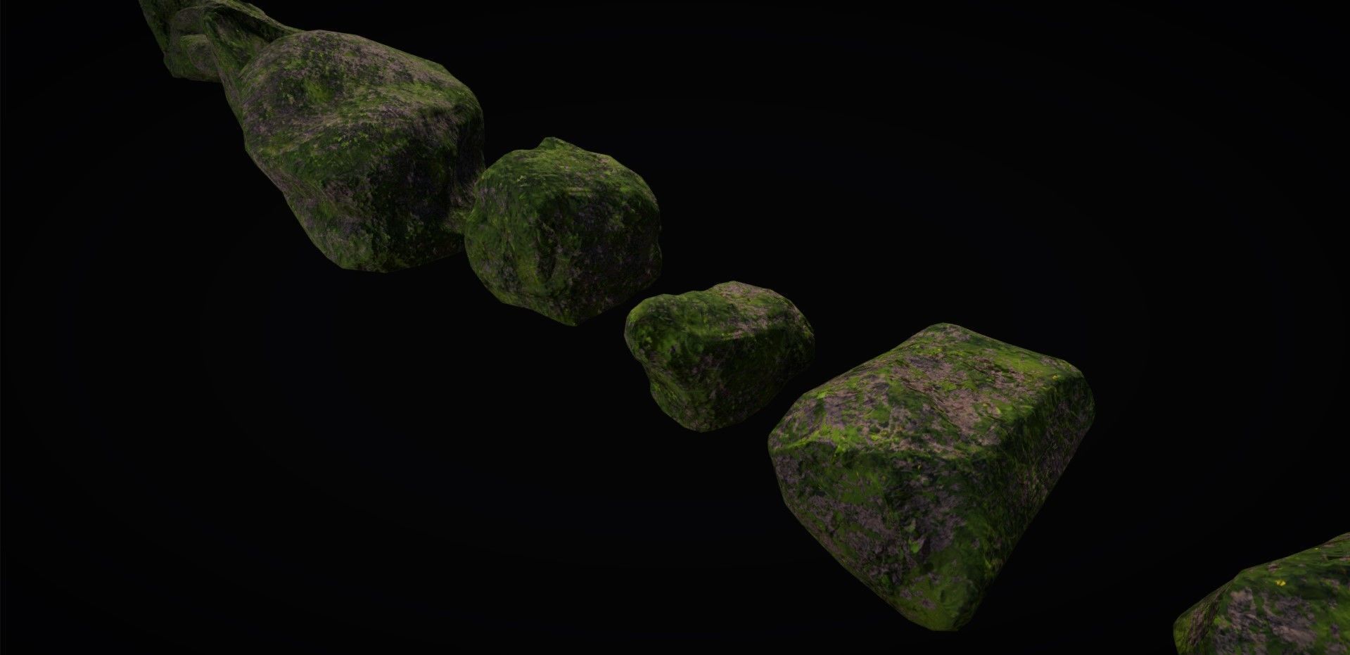 Realistic Rock Pack Volume 1 Low-poly 3D model_49