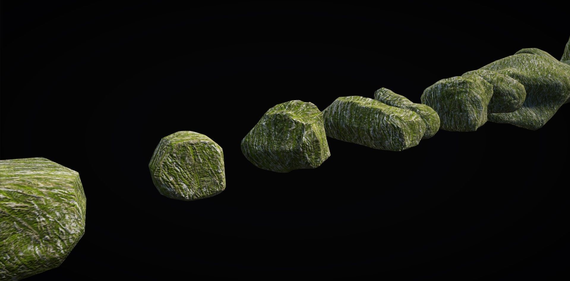 Realistic Rock Pack Volume 1 Low-poly 3D model_42