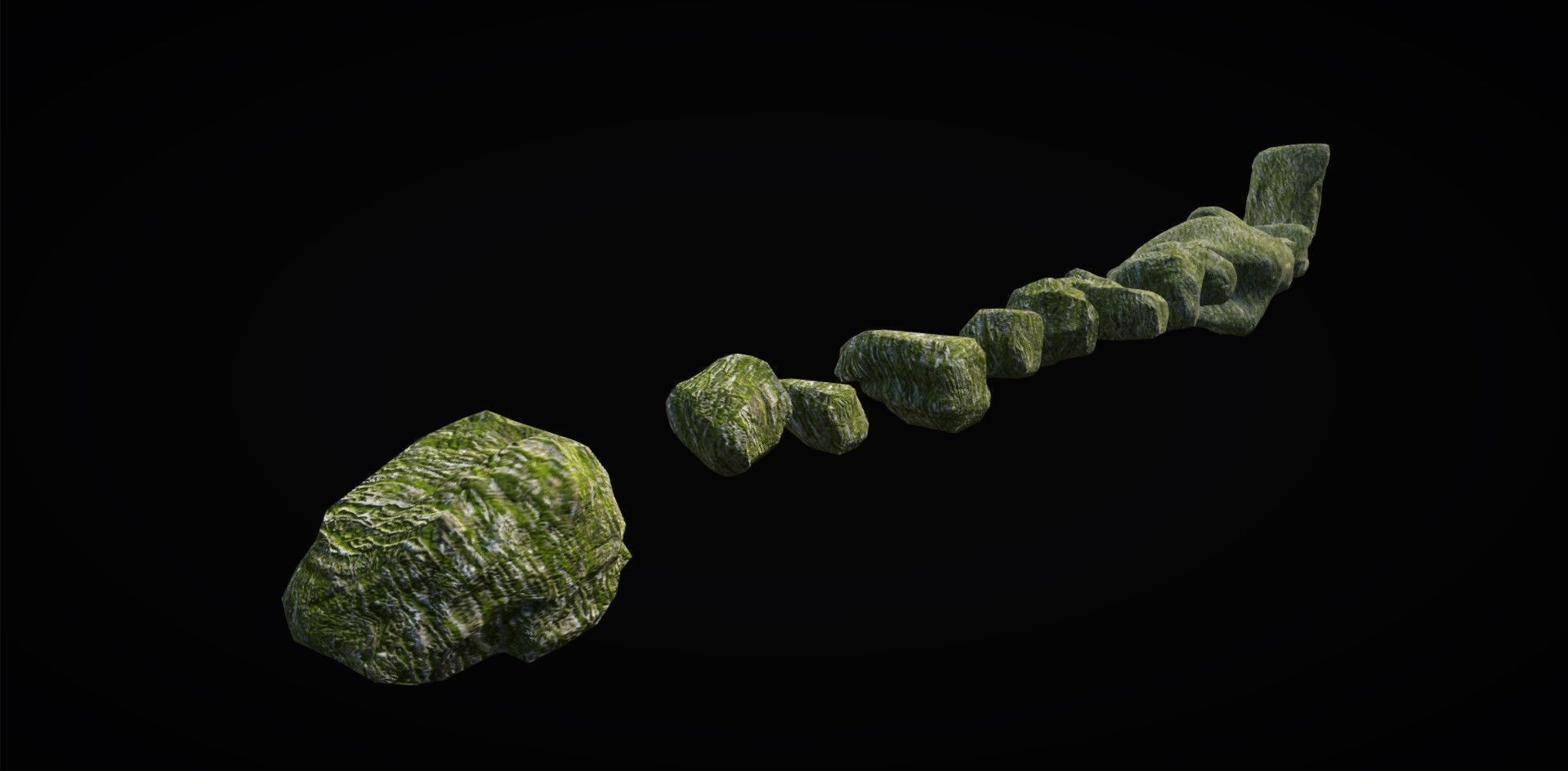 Realistic Rock Pack Volume 1 Low-poly 3D model_45