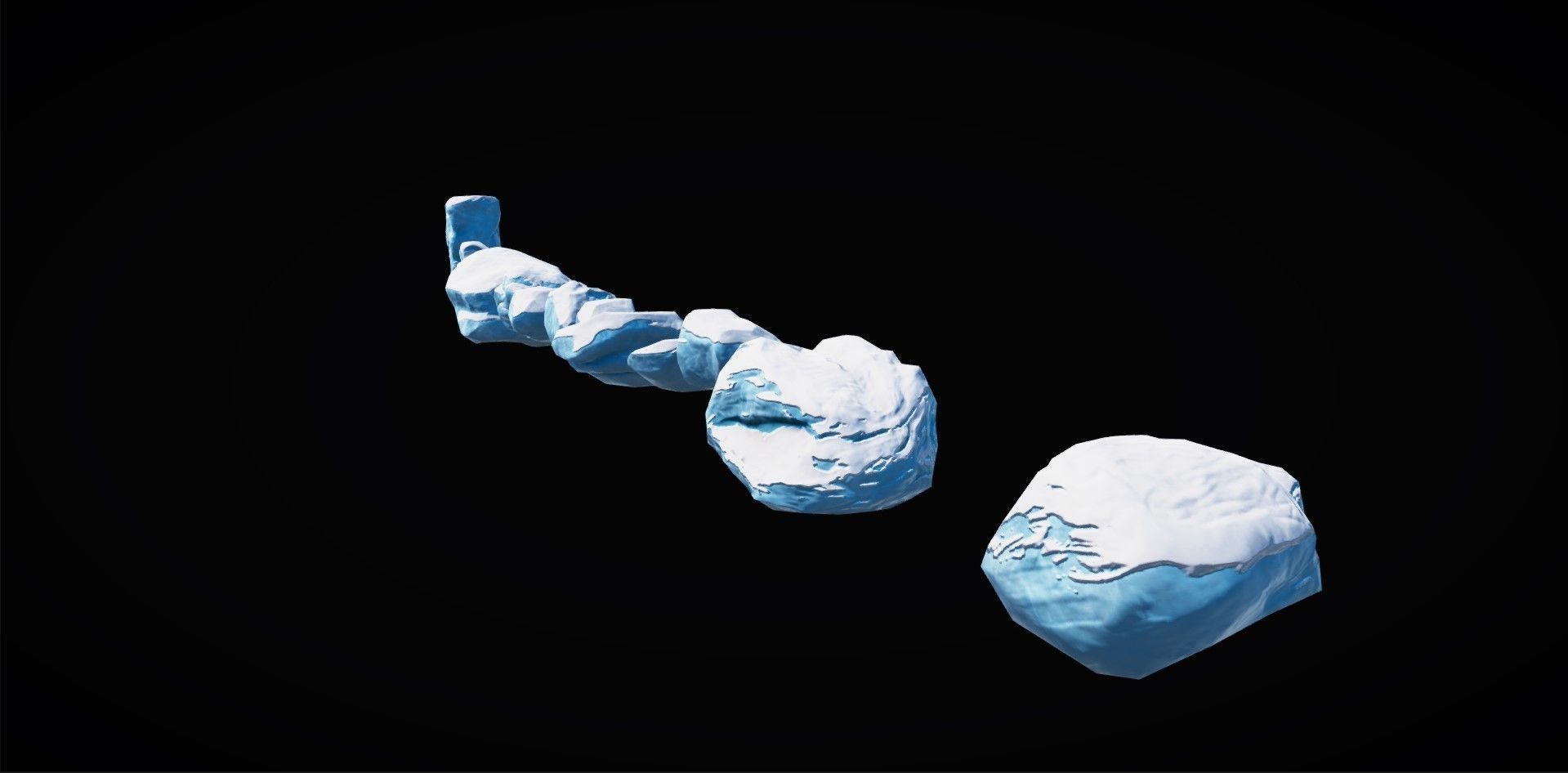 Realistic Rock Pack Volume 1 Low-poly 3D model_123