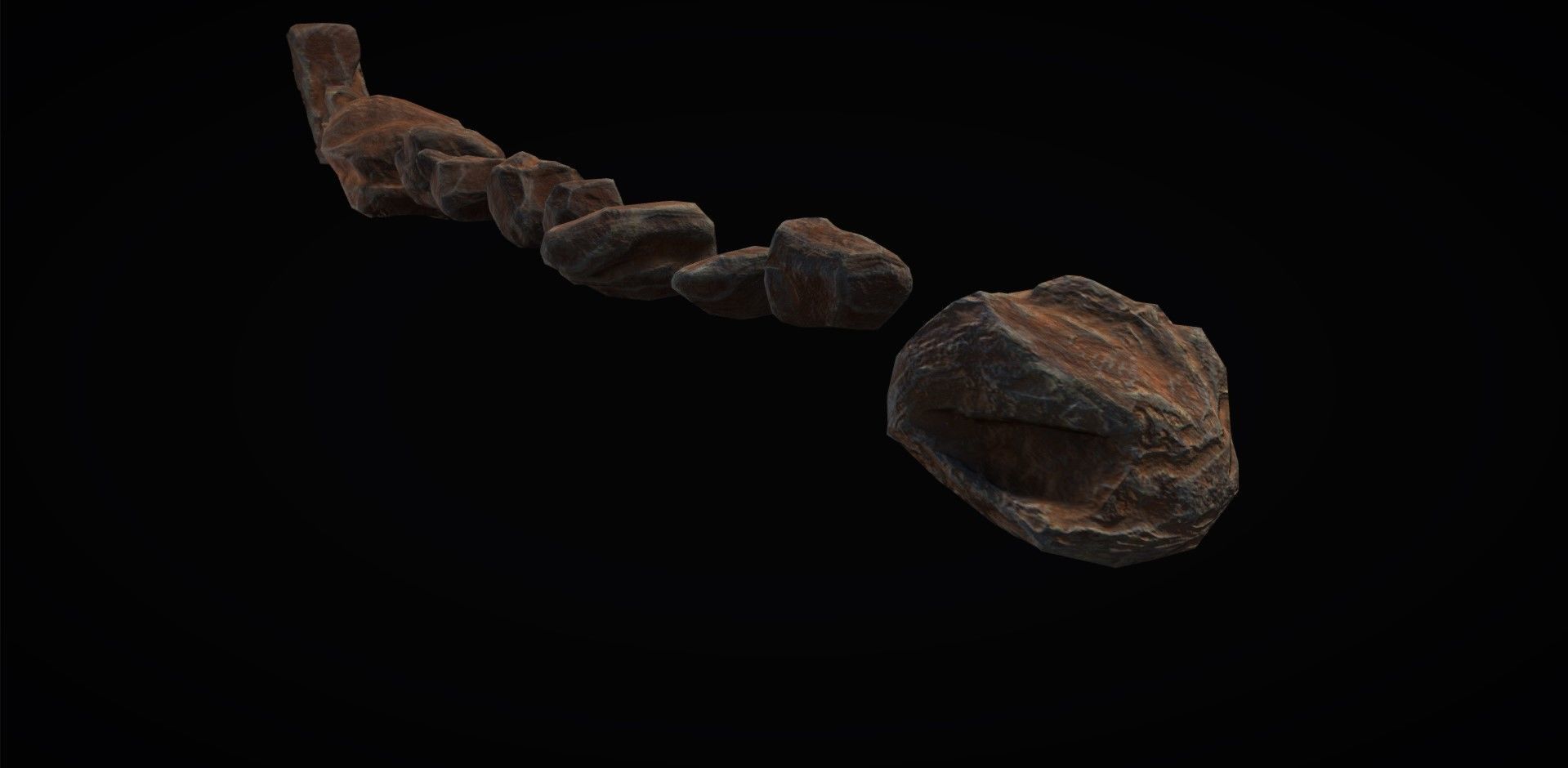 Realistic Rock Pack Volume 1 Low-poly 3D model_95