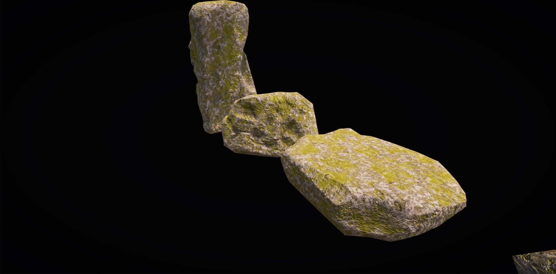 Realistic Rock Pack Volume 1 Low-poly 3D model_54