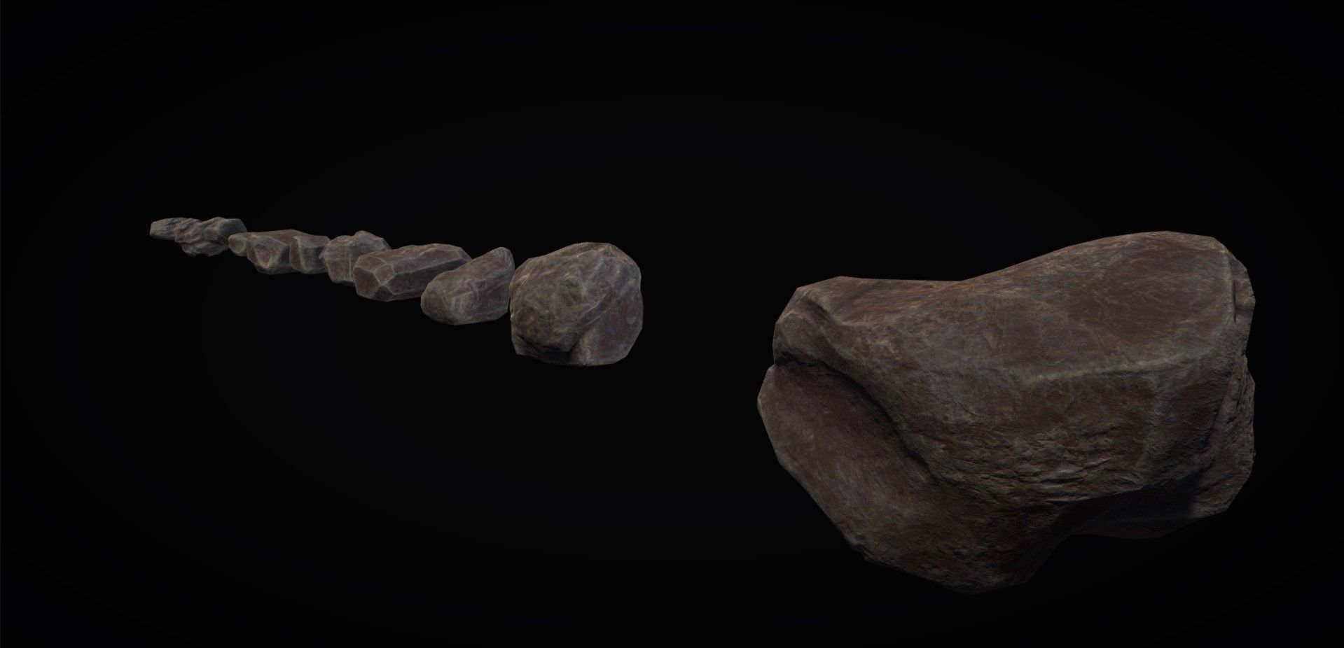 Realistic Rock Pack Volume 1 Low-poly 3D model_92