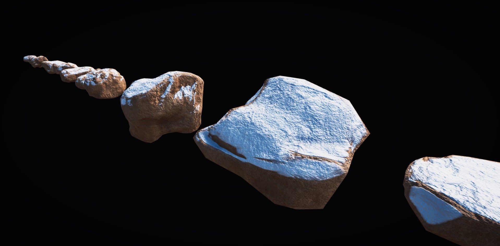 Realistic Rock Pack Volume 1 Low-poly 3D model_118